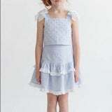 Charlotte Baby Blue Skirt and Top Set