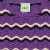 Pointelle Vest | Violet