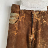 Flare Work Pants | Brown