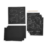 Scratch & Scribble Art Kit- Princess Garden