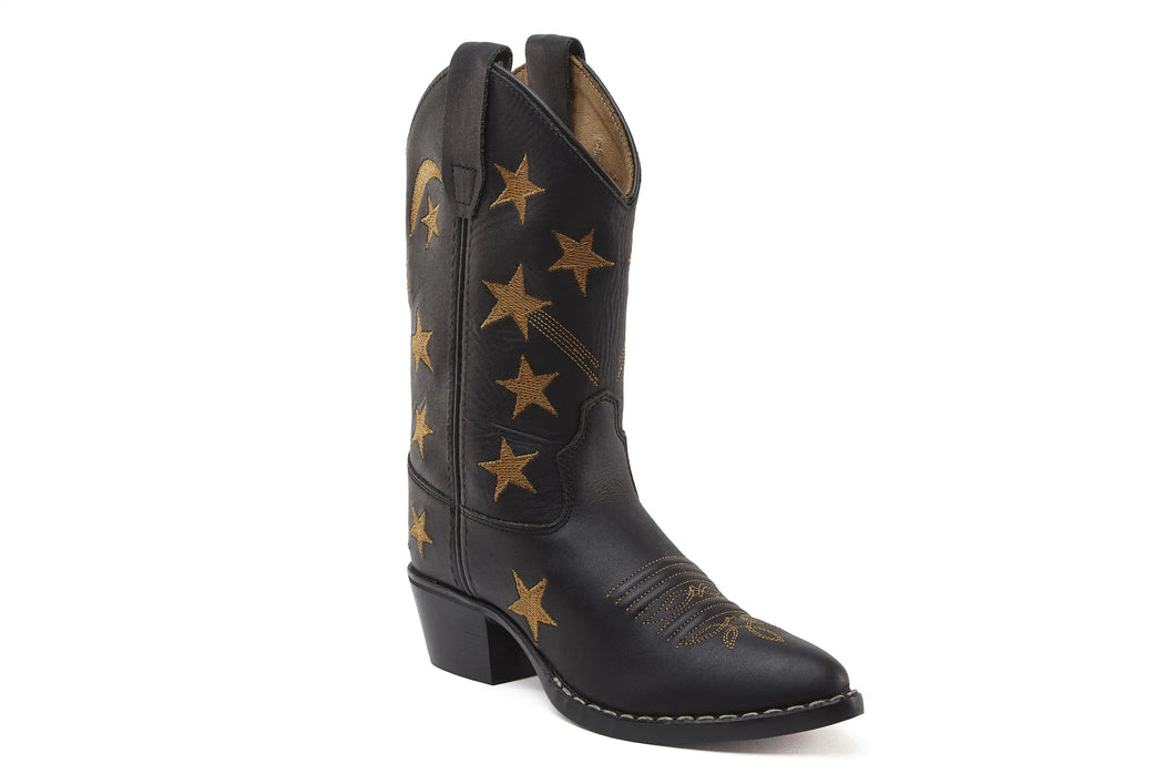 Stars Black Boots