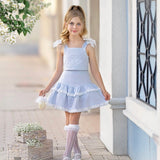 Charlotte Baby Blue Skirt and Top Set