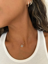 Load image into Gallery viewer, Mini Sapphire Star Necklace
