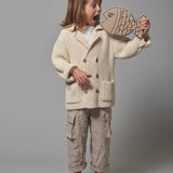 Beige Shirt & Trouser Set