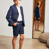 Navy Bermuda Shorts