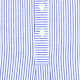 Blue Striped Placket Shirt