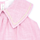 Pink Linen Sailor Dress