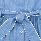 Indigo Shirt Dress