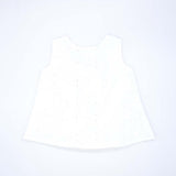 White Embroidered Batiste Blouse & Pink Flower Skirt