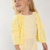 Yellow Knitted Jacket-Sweater