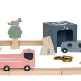 Train set rescue vehicles