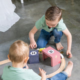 Train set rescue vehicles
