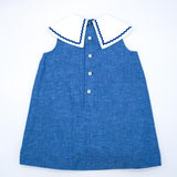 Blue Flamed Sailor Dress