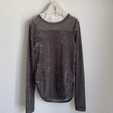 Mesh Top & Drawstring Skirt Set