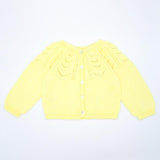 Yellow Knitted Jacket-Sweater