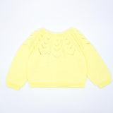 Yellow Knitted Jacket-Sweater