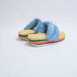 Ciruela Blue Slippers