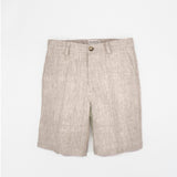Rustic Linen Shorts | Natural