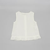 White Linen Blouse | White