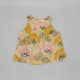 Blouse With Large Plants | Sand