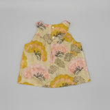 Blouse With Large Plants | Sand