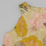 Blouse With Large Plants | Sand