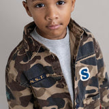 Charlie Jacket | Caramel Brown Camouflage