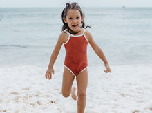 Load image into Gallery viewer, Retro Swimsuit Red
