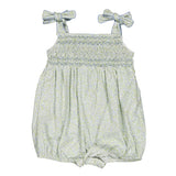 Francine Girl Romper | Blue Print