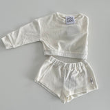 Girls Ivory Terry Set