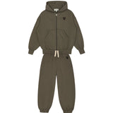 Zipped Hoodie & Balloon Pants- Falcon Fleece