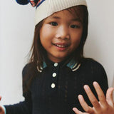 Pointelle Polo | Dark Navy