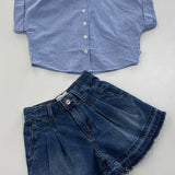 Homez Short Sleeve Shirt | Chardon/White