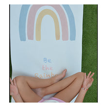 Load image into Gallery viewer, Eco-responsible children&#39;s yoga mat Be the Rainbow
