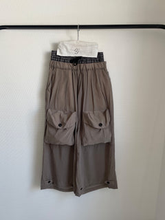 Layered Big Pocket Pants