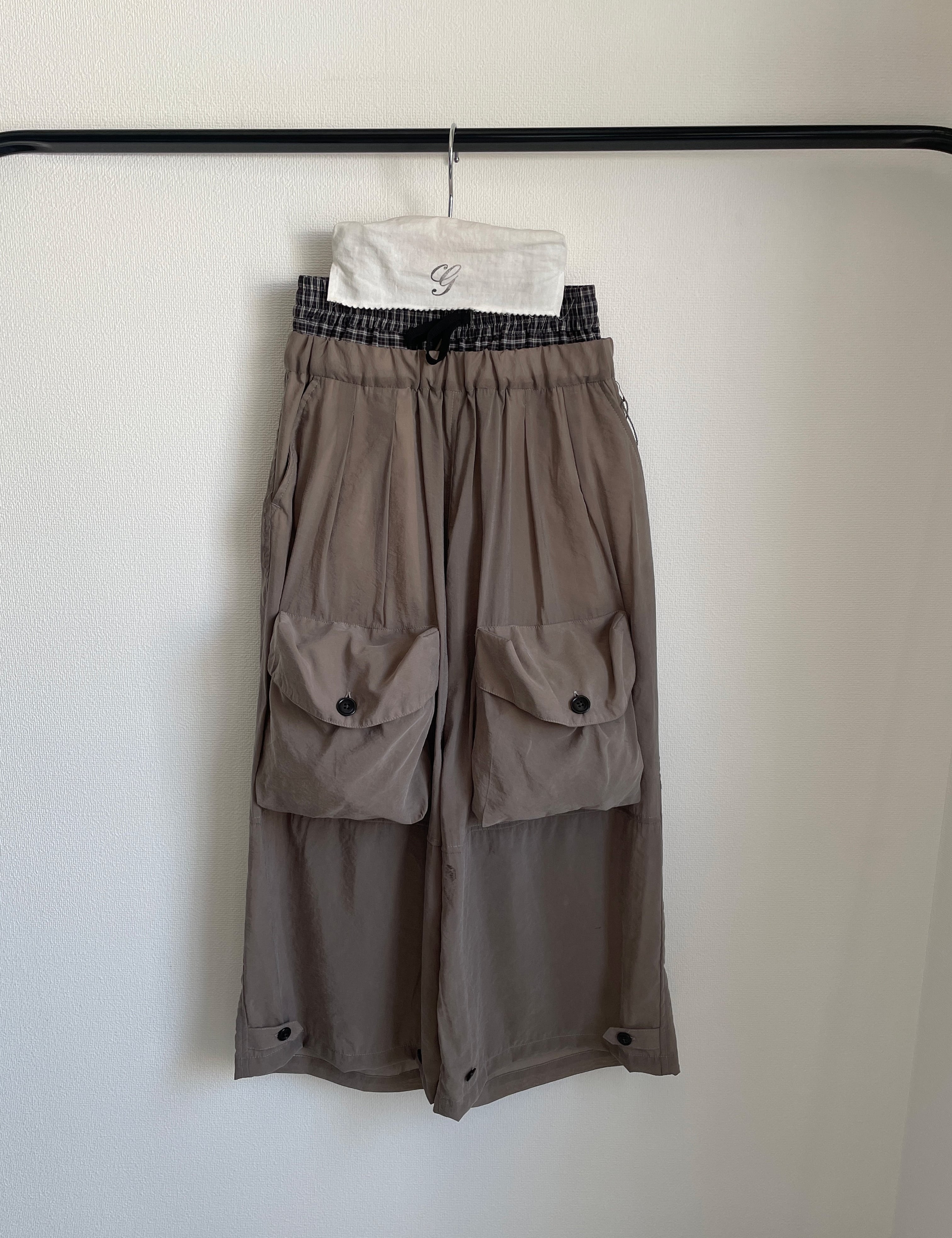 Layered Big Pocket Pants