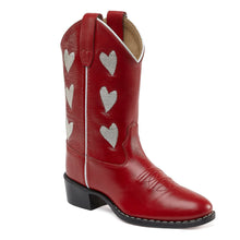 Load image into Gallery viewer, Hearts Red Boots
