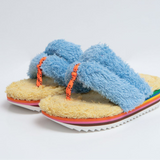 Ciruela Blue Slippers