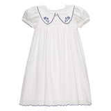 Sophia Embroidered Dress | Ecru