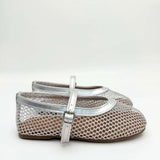 Lala Mesh Flats | Silver