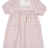 Marcela Dress - Hydrangea Check