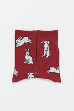 Load image into Gallery viewer, Rabbit Short Sock Red
