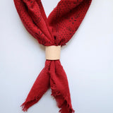 Classic Print Bandana Scarf | Poppy Red