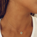 Mini Sapphire Star Necklace