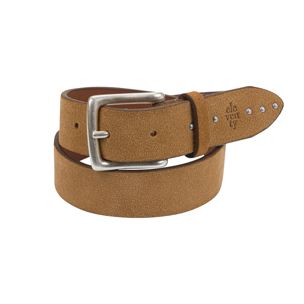 Nut Brown Suede Belt