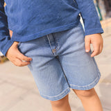 Bermuda Loop Denim Shorts