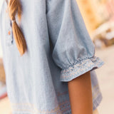 Blouse Léana Chambray