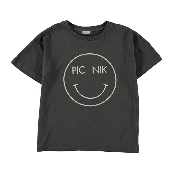 Picnik Grey Logo Short Sleeve Tee