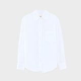 Ironie Straight Shirt | White
