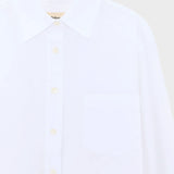 Ironie Straight Shirt | White